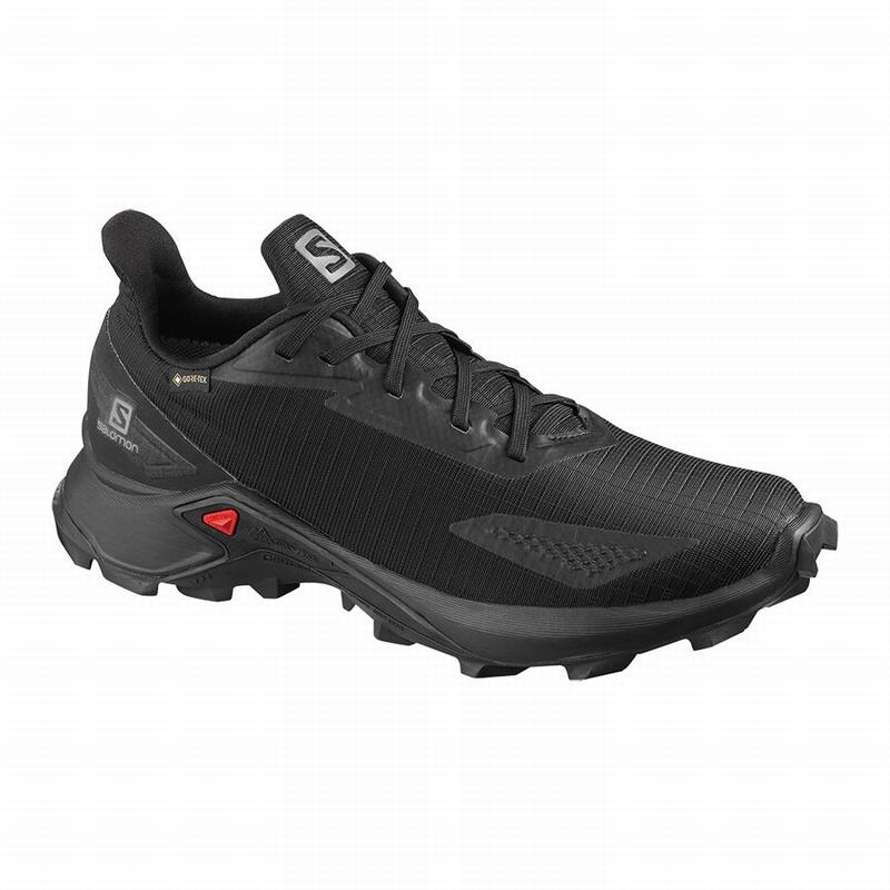 Buty Do Biegania W Terenie Damskie Salomon ALPHACROSS BLAST GTX W - Czarne - Polska (624-AYVIUT)